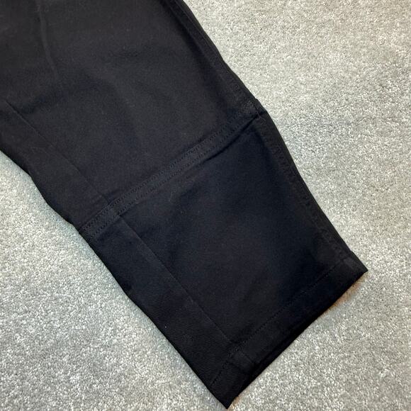Quince NWT Organic Stretch Cotton Twill Barrel Pants Jeans Sz 8 Black Stretch - Picture 5 of 12